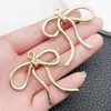 15 Colgantes Color Plateado Oro KC Hueco Lazo Aleación de Zinc Colgante DIY Bolsa Pulsera Colgante Accesorios de Joyería