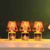 Luz de Noche de Cristal Navideña DIY Lámpara de Atmósfera Creativa Kit de Materiales para Juguete Infantil Recuerdos y Decoraciones para Fiestas Navideñas