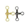 Forma de equipamento de pesca Yongen através do anel de giro de três garfos anel em forma de oito conector de garfo fabricantes em lote de acessórios para equipamentos de pesca em mar.
