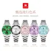 Patrocinio de Celebridad de la Marca de Relojes Laoli, Reloj de Cuarzo con Calendario Rolex Submariner Verde, Reloj Impermeable para Mujer
