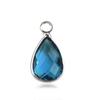 Colgante pequeño colorido con piedra de cumpleaños de diciembre, directo de fábrica, pulsera con piedra de cumpleaños en forma de gota de agua, accesorios para collar