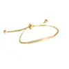 Pulsera Coreana Nueva de Lujo Ligero de Nicho Versátil con Letras para Mujer, Estilo Deslizante Pulsera de Amistad de Nicho al por Mayor