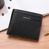 Al por mayor en stock 2025 Nuevo Cartera Fina Retro Europea y Americana para Hombre Estilo Corto Billetera para Billetes de Dólar y Monedas para Hombre