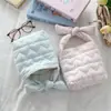 Bolso de Mano con Lazos Nuevo Acolchado con Forma de Corazón Grande, Estilo Fresco y Dulce, Bolso Tote Portátil de Alta Apariencia