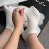 Calcetines de Algodón Finos de Verano para Mujer, Calcetas Tipo Barco con Agarre Antideslizante de Silicona, Calcetas Cortas de Corte Bajo, Calcetines Invisibles de Algodón con Malla Transpirable