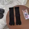 Calcetines Finos de Primavera y Verano para Mujer, Calcetines Huecos de Dos Dedos, Calcetines Finos Holgados, Calcetines de Algodón Puro Estilo Ballet para Mujer, Calcetines Coreanos de Dedos Separados