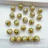Esmalte Cloisonné Goteo de Aceite Calado Flor Bola Punto Diamante Espaciadores Cuentas DIY Pulsera de Cuentas Hecha a Mano Collar Material Accesorios