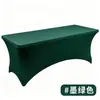 Mantel rectangular elástico transfronterizo 4FT6FT cubierta de mesa elástica de comercio exterior mantel elástico para conferencia boda banquete personalizado