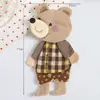 Nuevos Parches Bordados de Tela Estilo Retro Animales de Dibujos Animados/Niñas Parches de Tela para Ropa y Bolsos Accesorios Decorativos DIY