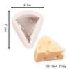 DIY variedad de panecillo de pastel de mousse de queso triangular para hornear azúcar molde de queso molde de silicona para jabón vela