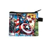 Nova Carteira de Moedas Série Marvel Estudante Grande Capacidade Porta-Cartões de Alta Qualidade Mini Bolsa para Fones de Ouvido Infantil Bolsa de Armazenamento
