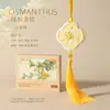 Caixa de presente de aromaterapia estilo chinês com peças de gesso, pingentes para carro e guarda-roupa, fragrância duradoura, eliminador de odores, pedra difusora, fragrância para guarda-roupa