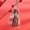 Llavero acrílico bestseller transfronterizo, soporte de figura de celebridad, colgante con temática de anime, accesorio decorativo para mochila, adorno