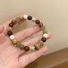 Nova Pulseira Shanhaigi de Gastos em Estilo Chinês para Meninas Estilo Étnico Retrô Tecida à Mão Pulseira de Sândalo Conjunto de Pulseiras para Namorada