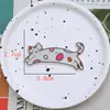 Pinzas para el pelo estilo sirena transfronterizas japonesas y coreanas, Pinzas para el pelo con personalidad de gato y perro DIY (Parche) Accesorios para Flecos de Niñas