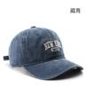 Sombrero para hombre personalizado lavado vintage bordado letra antigua gorra con visera para exteriores para hombre para viaje protección solar protección solar gorra de béisbol