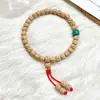 Pulsera Vibratoria Térmica de Semillas de Maracuyá de Xizang, Semillas de Bodhi Originales Pulidas Finamente, 108 Cuentas Budistas Estilo Chino, Pulsera de Cuentas de Oración al por Mayor