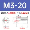 Columna de tuerca remachable de paso completo de acero inoxidable SOS-3.5M3/M3/M4/M5-3/4/5~25 en stock venta directa