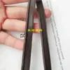 Acessórios DIY Couro PU Preto Inlay Wrap Wrap Bolsa Roupas Sofá Cortina Tira de Couro Decorativa Tecido com Branco