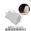 Moldes DIY de Aglomerado de Cristal de Resina 18 Tipos de Enfeites de Aglomerado de Gelo Cristais de Rocha Pilares de Gelo Velas de Silicone