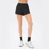 Shorts Deportivos Holgados de Verano para Mujer con Tecnología Refrescante Falso de Dos Piezas Transpirables Antiexposición para Correr y Fitness 22447