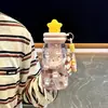 Vaso con Popote de Tritán Estrella para Niñas 2026 de Aspecto Elegante, Resistente a Altas Temperaturas, Vaso de Plástico Portátil para Agua, Vaso Estilo Femenino