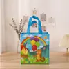 Fabricante Dinossauro Pintura Colorida Infantil Sacola Não Tecida Laminada Sacola para Lembrancinha de Festa de Aniversário Sacola de Presente Sacola para Doces de Halloween