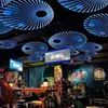Comércio Exterior Barra de Girassol Luzes Coloridas de Atmosfera Taverna Música Restaurante Loja de Churrasco Decoração de Atmosfera Luminárias Pendentes