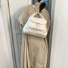 Bolsa Tote de Gran Capacidad para Viajes Casuales para Mujer 2025 Verano Estilo Retro Más Fácil de Combinar Mochila de Gama Alta