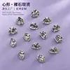Fabricante Original Pedra Preciosa Zircônia em Formato de Coração Pedras Soltas para Joias, Podem Ser Usadas para Acessórios DIY, Nail Art e Cravações de Anel com um Toque de Luxo