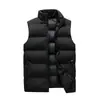 Chaleco de trabajo exterior impermeable, cortavientos y cálido, adecuado para ventas transfronterizas, engrosado para otoño e invierno, chaleco de esquí de algodón relleno de plumón, hecho a medida