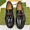 Zapatos de Piel de Lujo para Hombre Mocasines Charol Piel de Vaca Lisa Sin Cordones Zapatos Casuales de Negocios Zapatos de Vestir Punta Redonda