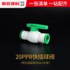 20ppr quente derreter - livre conector 25 acessórios da tubulação de água fria interruptor da válvula união rápida acessórios para encanamento doméstico acessórios para tubos