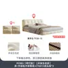 Tonglanguage Cabeceira de Cama com Suspensão Especial Camada Couro Bovino Fácil Simples Moderno Casal Quarto Principal Cama Grande Armazenamento Caixa Alta Cama Cama de Couro