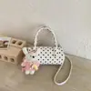 Bolso de mano personalizado de lunares, bolso tipo almohada para mujer, nuevo estilo 2026, bolso de hombro de alta gama para el trabajo, bolso cruzado moderno