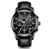 Reloj Luminoso Impermeable para Hombre Poedagar Estilo Coreano Estudiante Tendencia Reloj de Cuarzo con Correa de Cuero Dropshipping