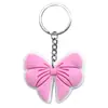 Serie de Moños Coloridos Colgante de Pegamento Suave de PVC Colgante de Llavero de Coche DIY Colgante de Bolso Accesorios de Joyería Venta al por Mayor
