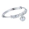 Joyas de Pulseras Apiladas con Campana Atrapasueños para Niñas, Pulseras de Campana Dulces y Únicas, Pulseras Ajustables Chapadas en Plata al por Mayor