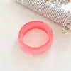 Pulseras de Resina Perlada Coloridas Europeas y Americanas Pulseras Redondas Sencillas Venta Caliente Transfronteriza de Comercio Exterior Joyería Sencilla