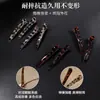 Pinza grande para el pelo de cocodrilo con estampado de leopardo, pinza para flequillo lateral, pinza para peinar maquillaje sin marcas, pasador, accesorio para el pelo