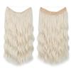Peluca Transfronteriza para Mujer Extensiones de Cabello de una Pieza Largo Ondulado Rizado Esponjoso Natural Clip Línea de Pesca Pieza de Peluca de Cabello