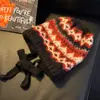 Gorro Jacquard Estilo Fair Isle para Mujer, Gorro de Punto Colorido de Alta Gama para Otoño e Invierno, Gorro de Lana Grueso Cálido que Protege los Oídos