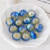 [Paquete de 20-40 Piezas] Cuentas Redondas de Azúcar Doble con Agujero Pasante en Forma de Corazón de 16 mm para Cadenas de Teléfono Materiales de Bricolaje Cuentas Sueltas Hechas a Mano Joyería