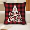 25 Nuevos Estilos de Fundas para Cojines de Árbol de Navidad para el Año Nuevo, Fundas para Cojines de Árbol de Navidad, Fundas para Cojines de Reno y Copo de Nieve al por Mayor