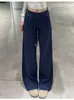 Calça de Moletom Lulu Branca e Cinza com Cordão para Mulheres, Nova Casual de Outono 2025, Slimming, Reta, Perna Larga para Outono e Inverno