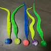 Pelota de Nube Pelota Rebotadora Juguete para Mascotas Oruga Pelota de Nube Rebotadora Juguete para Gatos Gusano Arcoíris Comercio Exterior Transfronterizo