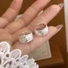 Pendientes de Plata de Ley S925 con Diseño de Ráfaga Estelar Cepillados Mate Esmerilado Lujo Simple Accesible Pendientes Exquisitos de Gama Alta Moda de Nicho para Mujer
