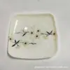 Tigela de Jade Imitando Porcelana Prato Criativo para Lanches Prato de Batatas Fritas Ktv Melamina Especial Utensílio de Mesa para Hot Pot com Prato