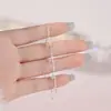 Yongcheng S999 Prata Pura Colorida Trevo da Sorte de Quatro Folhas Colar Pulseira Joias de Luxo Leve Atacado Colar de Prata Pura 999