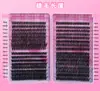 Set de Pestañas Postizas Cuidadosamente Seleccionadas Estilo Europeo y Americano 50D60D Gruesas Extensiones de Pestañas Kit de Racimos de Pestañas